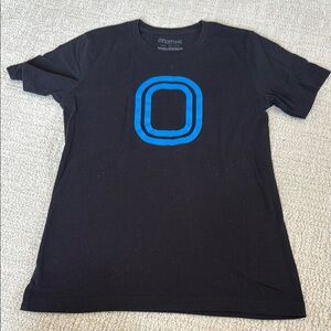 Overtime Black and Blue Logo Short Sleeve Tee